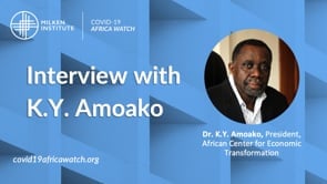 Interview with K.Y. Amoako on Africa’s Economic Recovery and Transformation