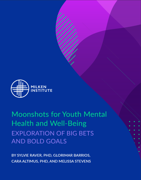 Moonshots for Youth Mental Health and Well-Being: Exploration of Big Bets and Bold Goals