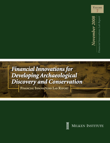 Financial Innovations for Developing Archaeological Discovery and Conservation