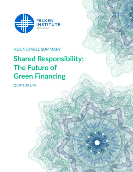 Shared Responsibility: The Future of Green Financing
