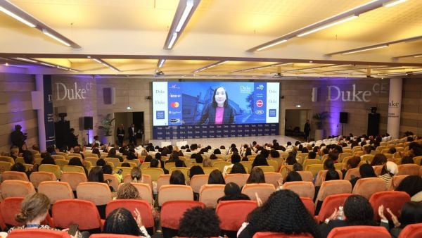 Ty at the Duke Corporate Education “Women Leading Change” event in Johannesburg, South Africa