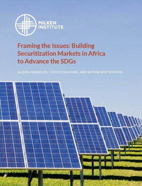 Framing the Issues: Building Securitization Markets in Africa to Advance the SDGs