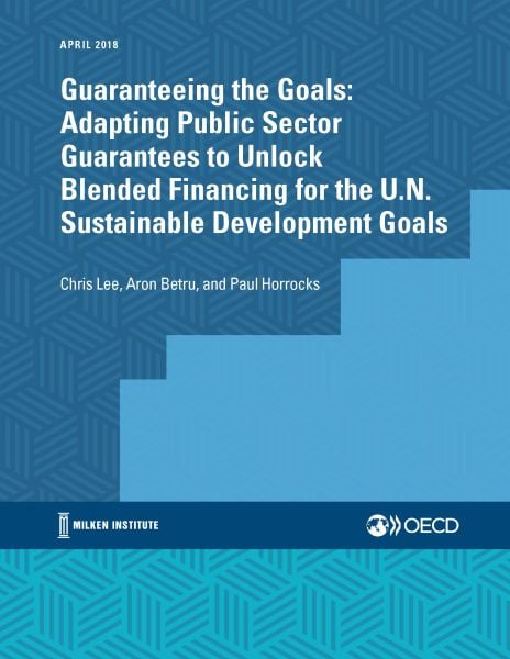 Guaranteeing the Goals: Adapting Public Sector Guarantees to Unlock Blended Financing for the U.N. Sustainable Development Goals