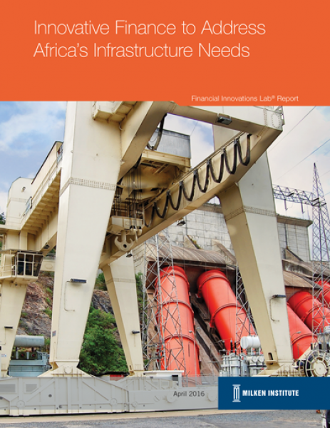 Innovative Finance to Address Africa’s Infrastructure Needs