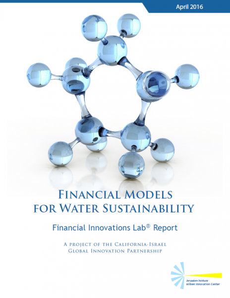 Financial Models for Water Sustainability