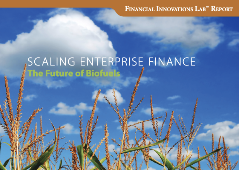 Scaling Enterprise Finance: The Future of Biofuels