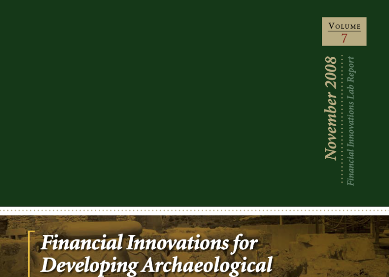 Financial Innovations for Developing Archaeological Discovery and Conservation