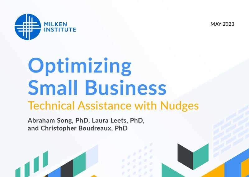 Optimizing Small Business: Technical Assistance with Nudges