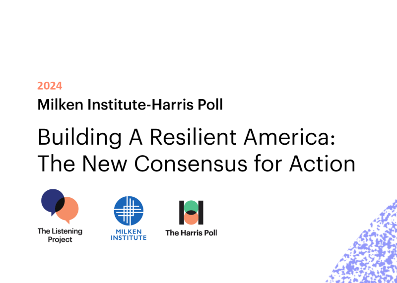 Building a Resilient America: The New Consensus for Action