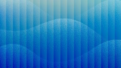 A light blue pattern of vertical lines with horizontal waves behind them.