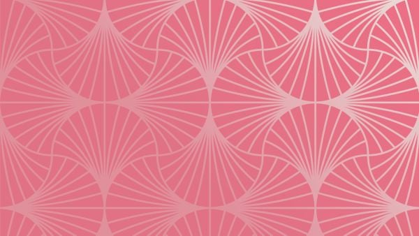 A graphic of a redd-ish pink pattern with fan-like symbols, representing the Milken Institute's Asian Summit 2025.