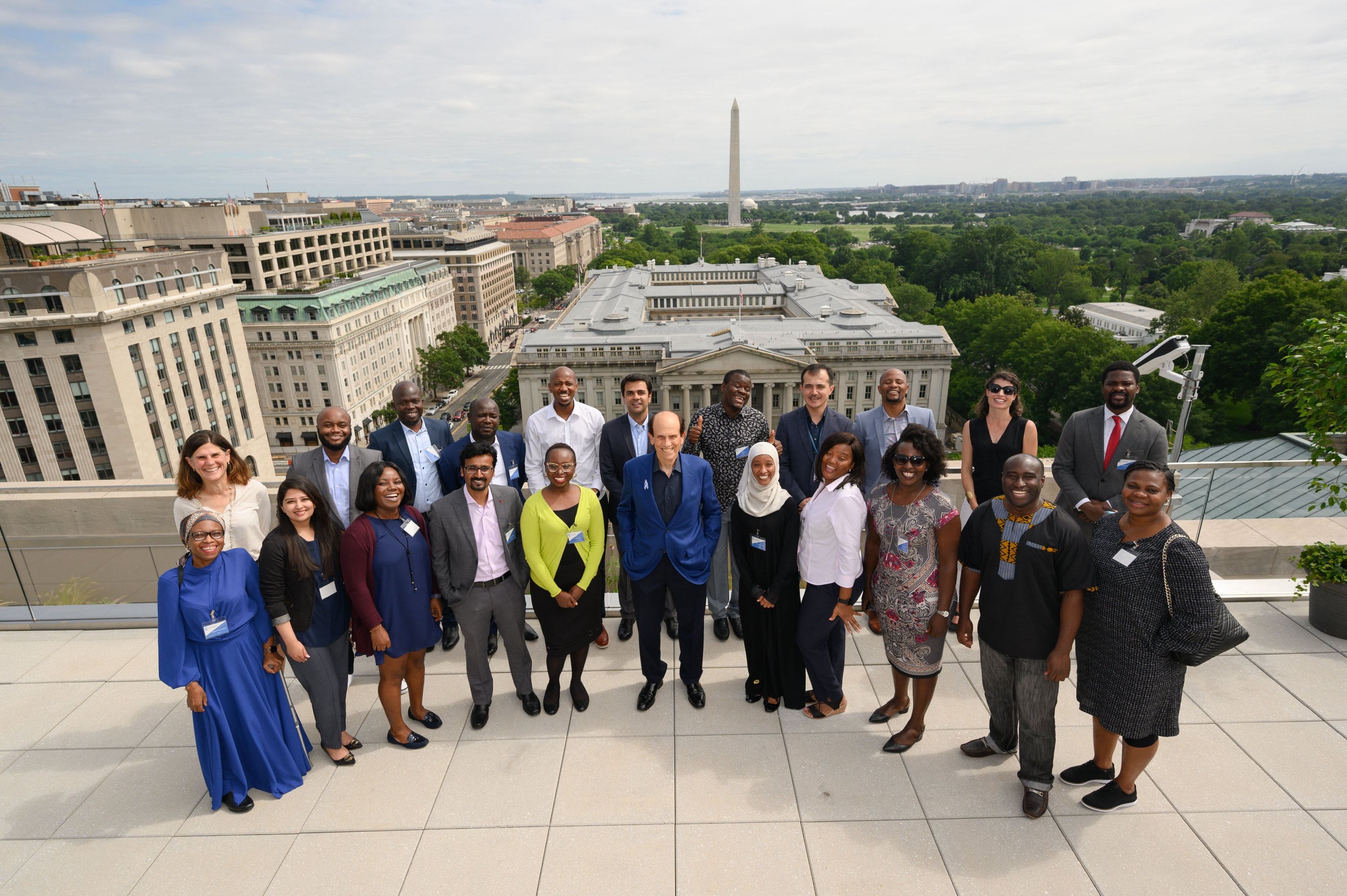 IFC-MI Scholars meet with Mike Milken on June 12 in Washington, DC