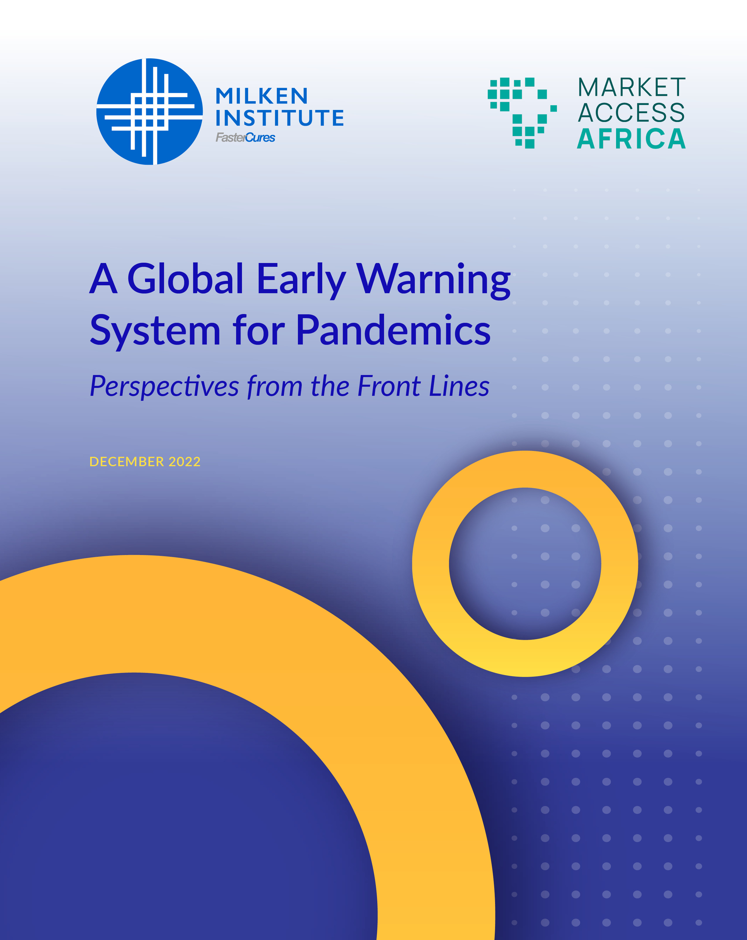 A Global Early Warning System for Pandemics Perspectives from the