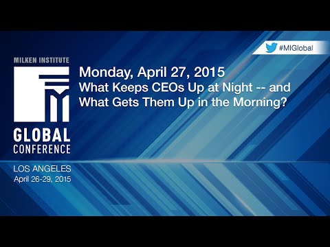 What Keeps CEOs Up at Night -- and What Gets Them Up in the Morning?