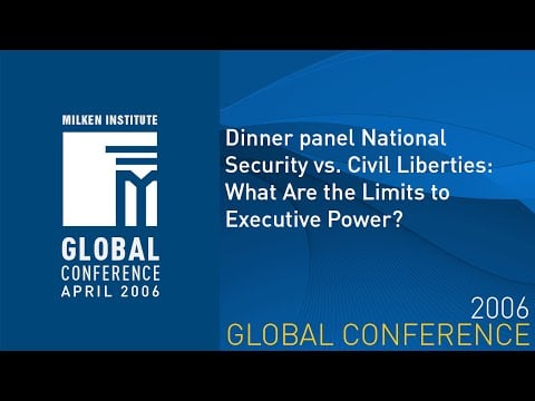 Dinner panel National Security vs. Civil Liberties: What Are the Limits to Executive Power?
