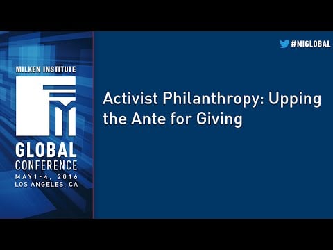 Activist Philanthropy: Upping the Ante for Giving