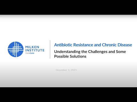 Antibiotic Resistance and Chronic Disease: Understanding the Challenges and Some Possible Solutions