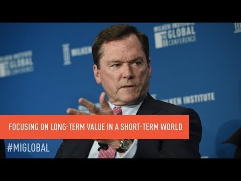 Institutional Investors: Focusing on Long-Term Value in a Short-Term World