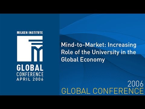 Mind-to-Market: Increasing Role of the University in the Global Economy