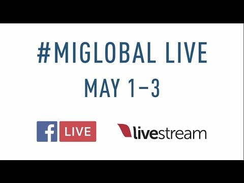 Global Conference Live on Livestream and Facebook