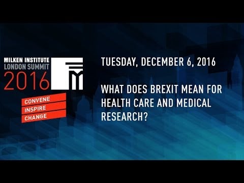 What Does Brexit Mean for Health Care and Medical Research?