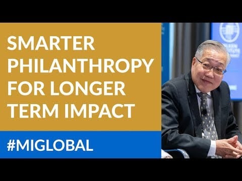 Smarter Philanthropy for Longer Term Impact