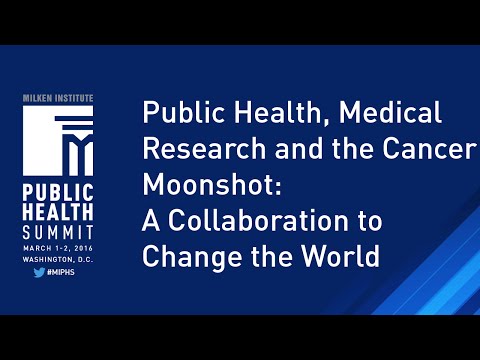 Public Health, Medical Research and the Cancer Moonshot: A Collaboration to Change the World