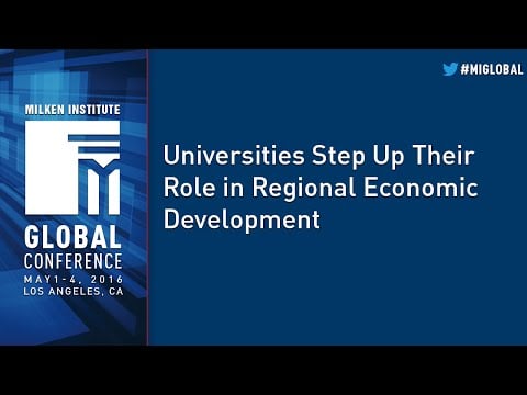 Universities Step Up Their Role in Regional Economic Development
