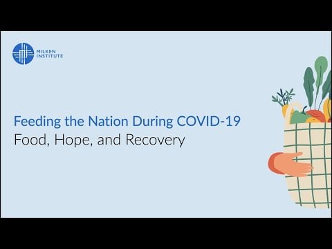 Feeding the Nation During COVID 19: Food, Hope, and Recovery - Conference Call Series