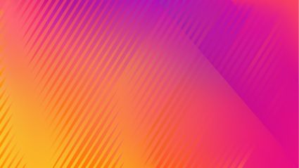 An abstract graphic of a pink to orange ombre coloring accompanied by various faint lines across the image.