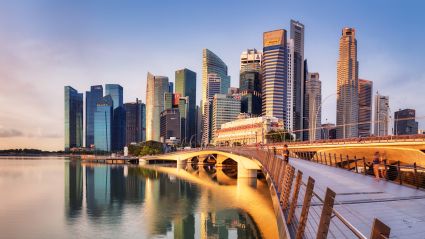 Singapore Skyline Marina Bay