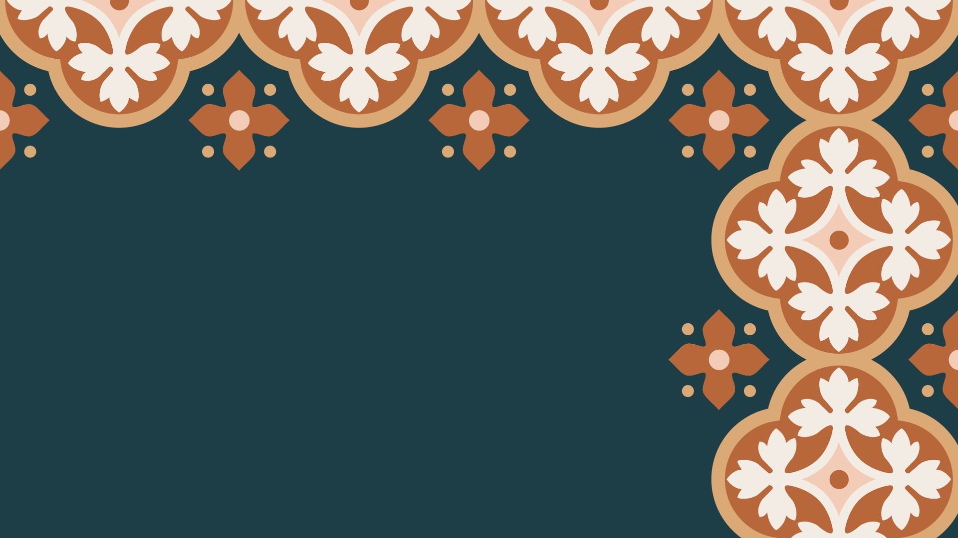 Hero banner for the Middle East and Africa Summit 2025, featuring a decorative geometric border in warm brown and cream tones on a dark teal background. Text reads: '4–5 December 2025, Middle East and Africa Summit 2025. Progress with Purpose: Advancing Meaningful Partnerships.' A red button labeled 'Register' appears at the bottom left.