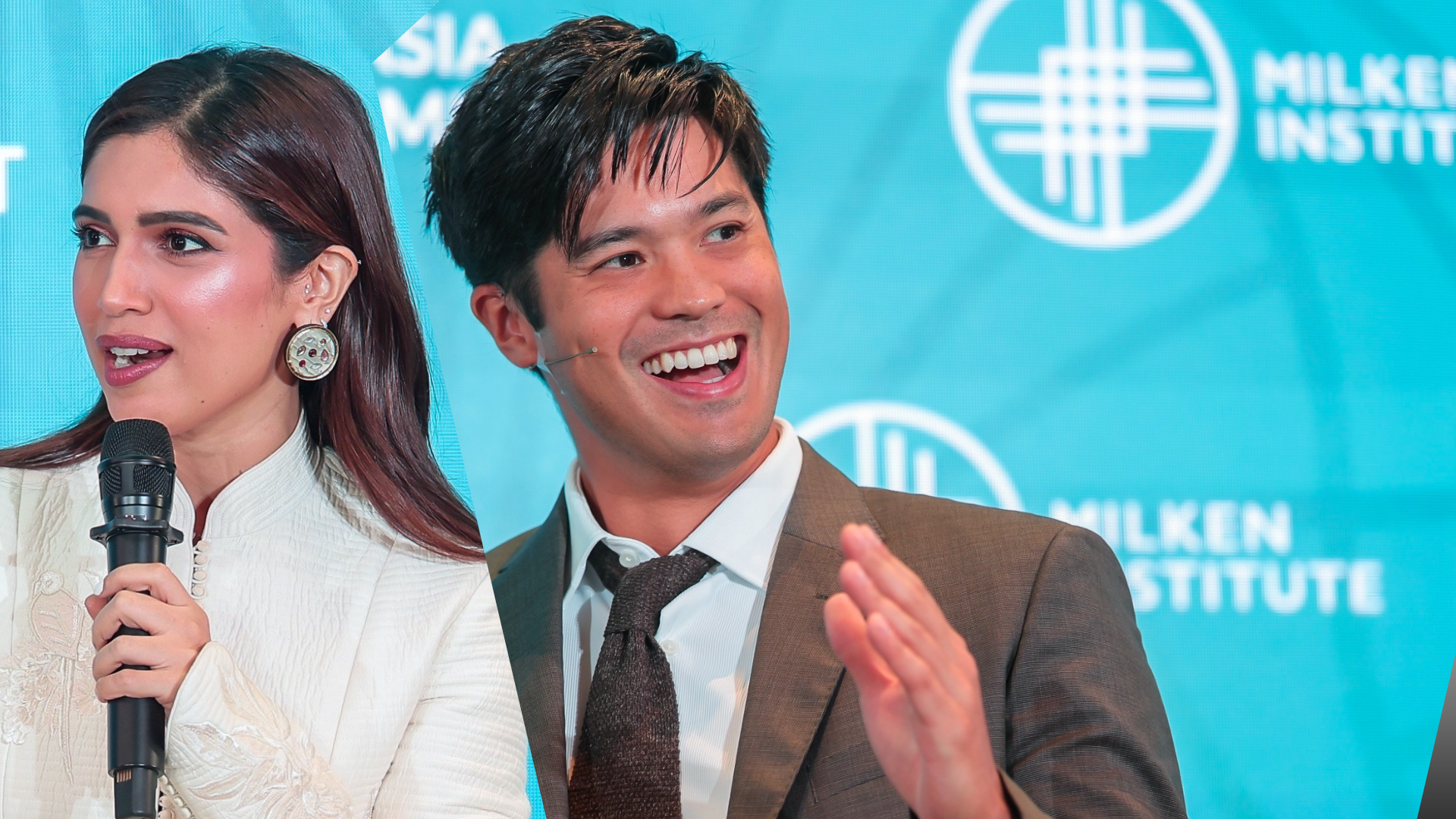 Ross Butler and Bhumi Pednekar on at Asia Summit 2025