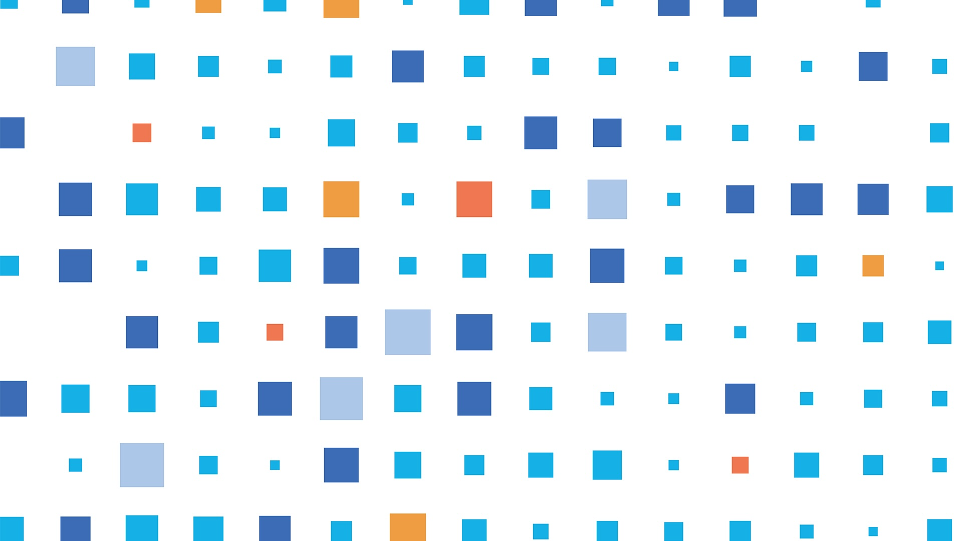 Grid pattern of small squares transitioning from blue and cyan to purple and navy tones