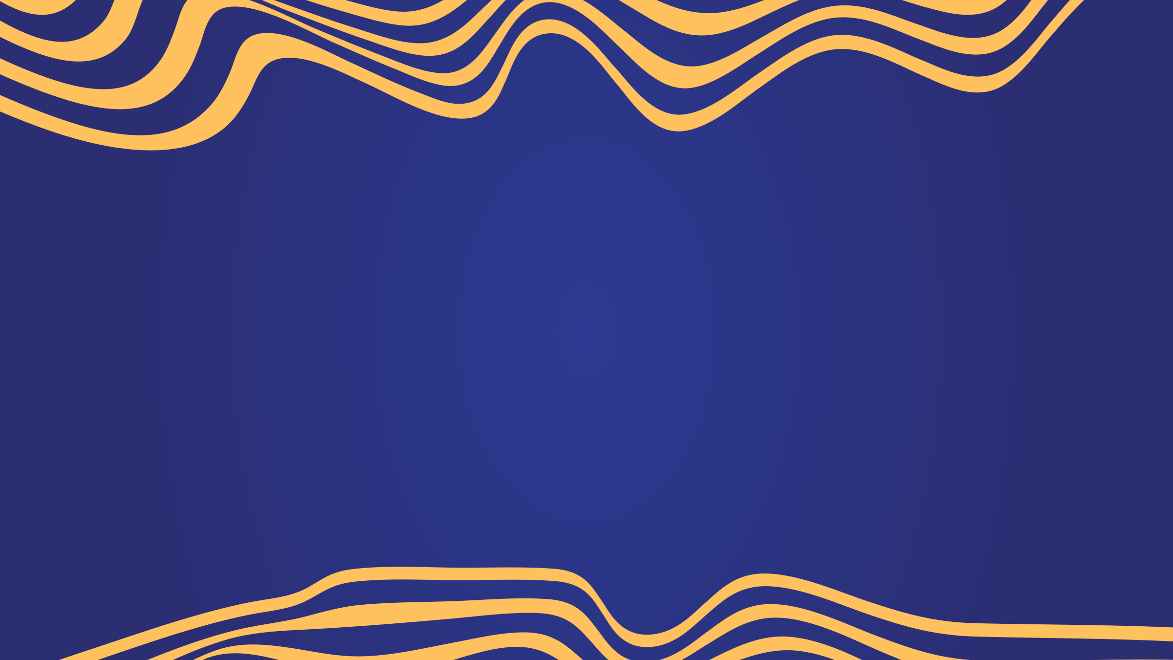 Navy blue background with decorative gold wavy lines at top and bottom borders
