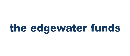 A logo for The Edgewater Funds who is a sponsor for the Milken Institute's Global Conference 2024.