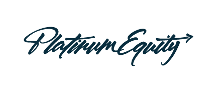 A logo for Platinum Equity, who is a sponsor for the Milken Institute's Global Conference 2024.