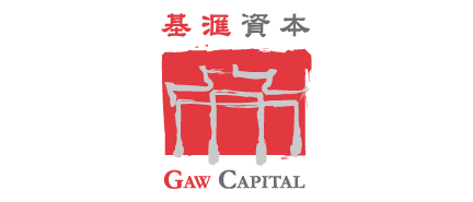 A logo for Gaw Capital, who is a sponsor for the Milken Institute's Global Investors Symposium Hong Kong