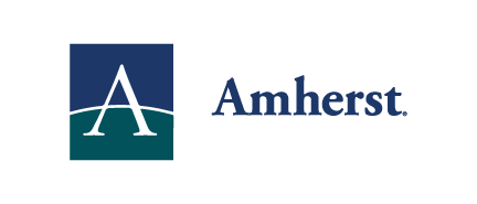 A logo for Amherst, who is a sponsor for the Milken Institute's Global Conference 2024.