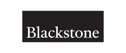 A logo for Blackstone, who is a sponsor for the Milken Institute's Global Conference 2024.