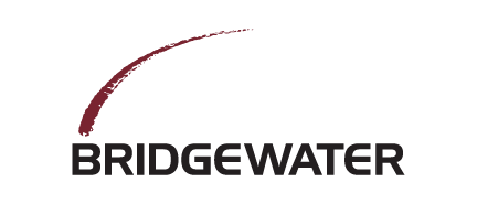 A logo for Bridgewater, who is a sponsor for the Milken Institute's Global Conference 2024.
