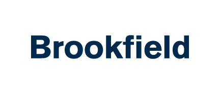 A logo for Brookfield, who is a sponsor for the Milken Institute's Global Conference 2024.