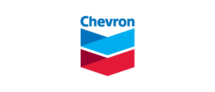 A logo for Chevron, who is a sponsor for the Milken Institute's Global Conference 2024.