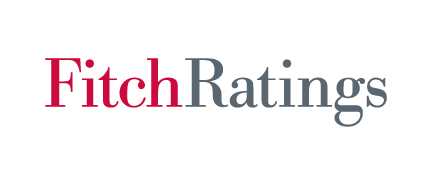 A logo for Fitch Ratings, who is a sponsor for the Milken Institute's Global Conference 2024.