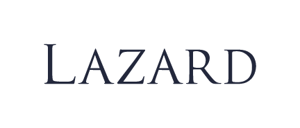 A logo for Lazard, who is a sponsor for the Milken Institute's Global Conference 2024.