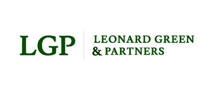 A logo for Leonard Green, who is a sponsor for the Milken Institute's Global Conference 2024.