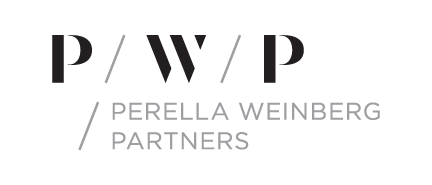 A logo for PWP, who is a sponsor for the Milken Institute's Global Conference 2024.