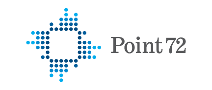 A logo for Point72, who is a sponsor for the Milken Institute's Global Conference 2024.