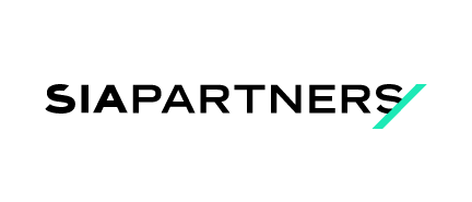 A logo for SIA Partners, who is a sponsor for the Milken Institute's Global Conference 2024.