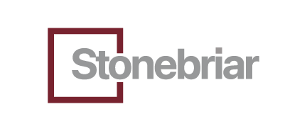 A logo for Stonebriar, who is a sponsor for the Milken Institute's Global Conference 2024.